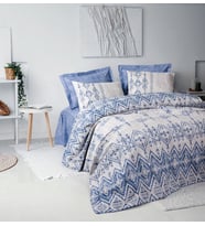 Cotton Box Ethnic Tek Kişilik Complete Set Cleo Mavi