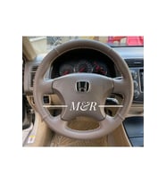 Honda Civic Vtec 2 Orjinal Kaplama Bej Deri Direksiyon Kılıfı