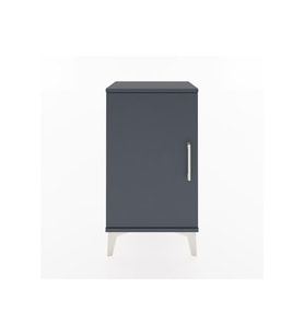 Arges Komodin 2 Raflı Tek Kapaklı 44x30x80 Antrasit-Antrasit
