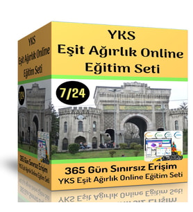 YKS Eşit Ağırlık Online Eğitim Seti