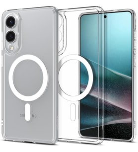 Galaxy S25 Edge ile Uyumlu Magnet Kılıf Ultra Hybrid Mag Fit Clear White - ACS09418