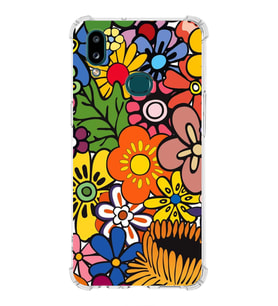 PrintiFy Samsung Galaxy A10s Uyumlu Retro Color 2 Baskılı Şeffaf Köşe Korumalı Antişok Kılıf