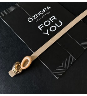 Oval Gold Tokalı İnce Kadın Kemer
