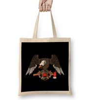 Patriotic Firefighter Eagle Fire Department Bez Çanta Uzun Saplı
