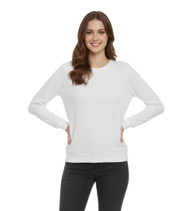Kadın Sıfıryaka Sweatshirt  BGL-ST05116 (Beyaz)