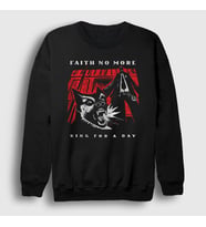 Presmono Unisex Siyah King For A Day Faith No More Sweatshirt 527500tt