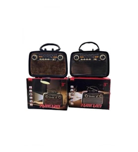 Mey İthalat® Eskitme Nostalji Tasarımlı Bluetoothlu Nostalji Radyo Ahşap Nostaljik Görünümlü