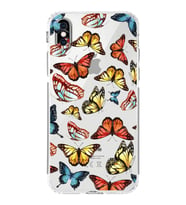 PrintiFy iPhone XS Max ile Uyumlu Water Color 2  Kamera Korumalı Şeffaf  Kılıf