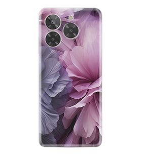 General Mobile Era 50 Kılıf Boutique Baskılı Resimli Çiçek Mor Pcode -028