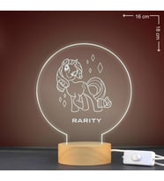 My Little Pony Rarity Gece Lambası (Beyaz)