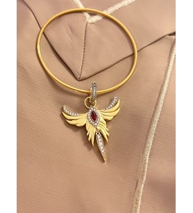 Peri Ajda Bilezik 925 Ayar Gümüş Charm