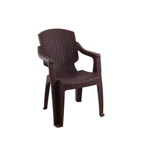 Mandella Golf Rattan Koltuk (2 Adet) Kahverengi