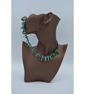 STONEAGE AMAZONİT VE HEMATİT KOLYE (Altın / Dore)