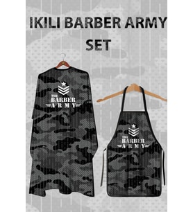 2li lüks barber shop penuvar seti önlük