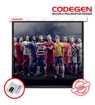 CODEGEN EX18 180x180 Motorlu Projeksiyon Perdesi