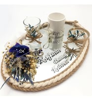 Damat Kahve Fincanı Tepsi Takım