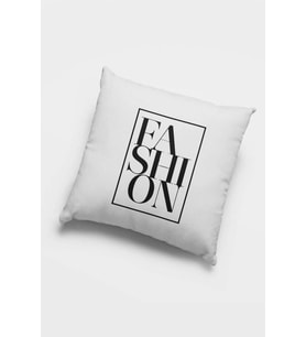 Gri Fahion Moda Çift Taraflı Yastık Kırlent Kılıfı KRL888