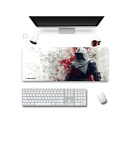 SonicTouch UltraGrand Suikastçı Gamer Oyuncu Xxl Beyaz Klavye Mouse Pad 40x90Cm