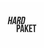 Hard Paket Araba Sticker siyah 16x9 CM (Siyah)
