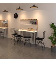 Knsz masa sandalye takımı hem75mazlum byzsyh 140*040 4 sandalye syhsyh (Karışık)