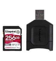 KINGSTON 256GB CANVAS REACT PLUS SDR2/256GB PROFESYONEL SD HAFIZA KARTI
