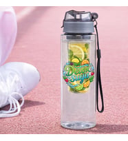 BK Gift Detoks Tasarımlı Süzgeç Hazneli Suluk 500 ml -4, BPA İçermeyen Detoks Matara