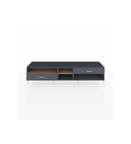 Hyperion TV Ünitesi 2 Raflı 2 Çekmeceli  220x44x51 Antrasit-Çam/Antrasit