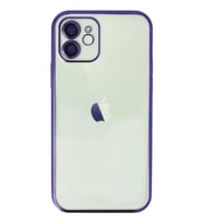 iPhone 12 Kılıf Razer Lensli Silikon - Mor