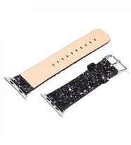 Ally Apple Watch 7-8 45mm 6-5-4 44mm Kordon Kayış Deri Sim İşlemeli 3-2-1 42mm-( - SSSSSS7844-7