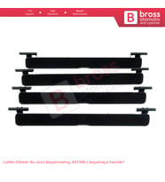 BMW 5 Serisi F10 F11  51137274739 İçin 4 Adet Tavan Oluk Çıta Port Kapağı 135 mm X 13 mm