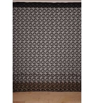VAKKO  MODEL SİYAH RENK İP PERDE HAZIR DÜĞMELERİ DİKİLMİŞ İP PERDE 300*270 cm