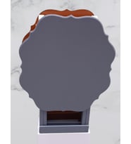 Zigon Çanta 90078 Sehpa Yonca Model 2 li Tk Ahşap Mdf Gri Ceviz Renk Uyum El Yapı
