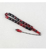 Sıkma Kehribar Püsküllü Efe Boy Kapsül Kesim 10x13mm Tesbih