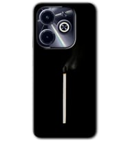 İnfinix Hot 40i Kılıf HD Desen Baskılı Kılıf - Sönmüş Kibrit