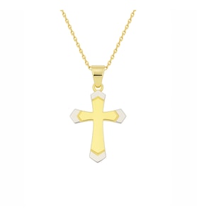 Altın Cross Kolye