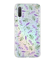PrintiFy Xiaomi Mi 9 Lite ile Uyumlu 1mm Slim Fit Water Color 3 Baskılı Şeffaf  Kılıf
