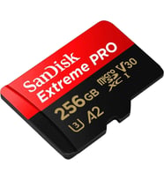 SDSQXCZ-256G-GN6MA 256GB Extreme Pro MicroSDXC Hafıza Kartı, 170 MB/sn'e kadar