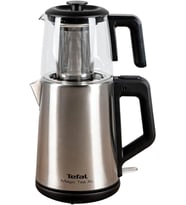 Tefal Magic Tea Xl Cam Demlikli Ve Paslanmaz Çelik Gövdeli 1650 Watt Çay Makinesi (Çok Renkli)