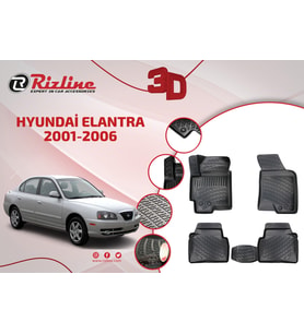 Rizline Hyundai Elantra 01-06 3D Oto Paspas