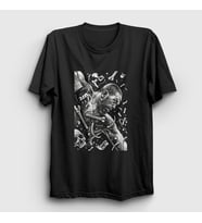 Presmono Unisex Siyah Punch Jon Jones Mma Ufc T-Shirt 428871tt