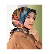 Armine Nostalji Serisi %100 Twill İpek Eşarp 8339D 32