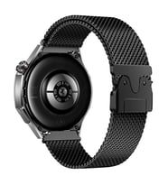 Samsung Galaxy Watch Gear S3 22mm Kordon Alüminyum Kelebek Klipsli Milano Loop 2 (Siyah)