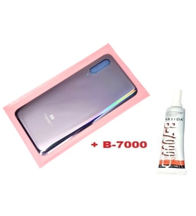Xiaomi Mi 9 Arka Kapak Batarya Pil Kapağı (CAM+B-7000) MOR