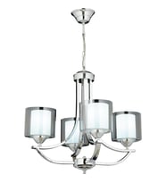 AVONNI AV-65228-4K Krom Kaplama Modern Avize E27 Metal Cam 55cm