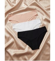 LCW DREAM Pembe Düz Bikini Külot 3'lü