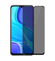 Microsonic Xiaomi Redmi Note 9 4G Privacy 5D Gizlilik Filtreli Cam Ekran Koruyucu Siyah