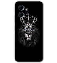 Redmi Note 12 4G Kılıf HD Desen Baskılı Kılıf - King Lion