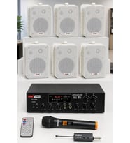 Lastvoice Large Plus Paket-5 Hoparlör ve Anfi Anons Ses Sistemi Seti