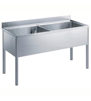 Electrolux Professional Yıkama Tezgahı, 2 Evyeli (800x510x340mm) VLP1802SEN