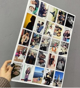 KİŞİYE ÖZEL FOTO KART 25 ADET 6X9
